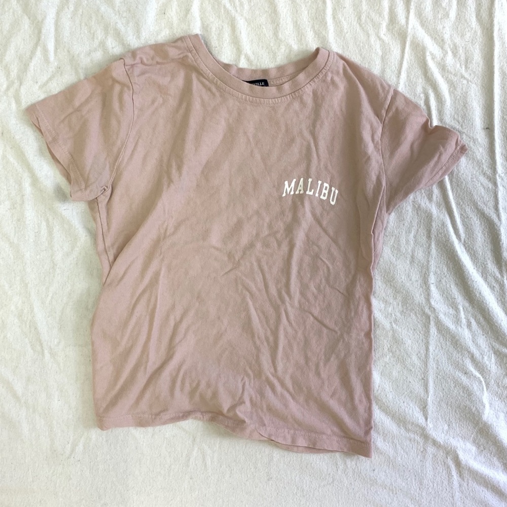 Brandy Melville Malibu Cropped Tee
